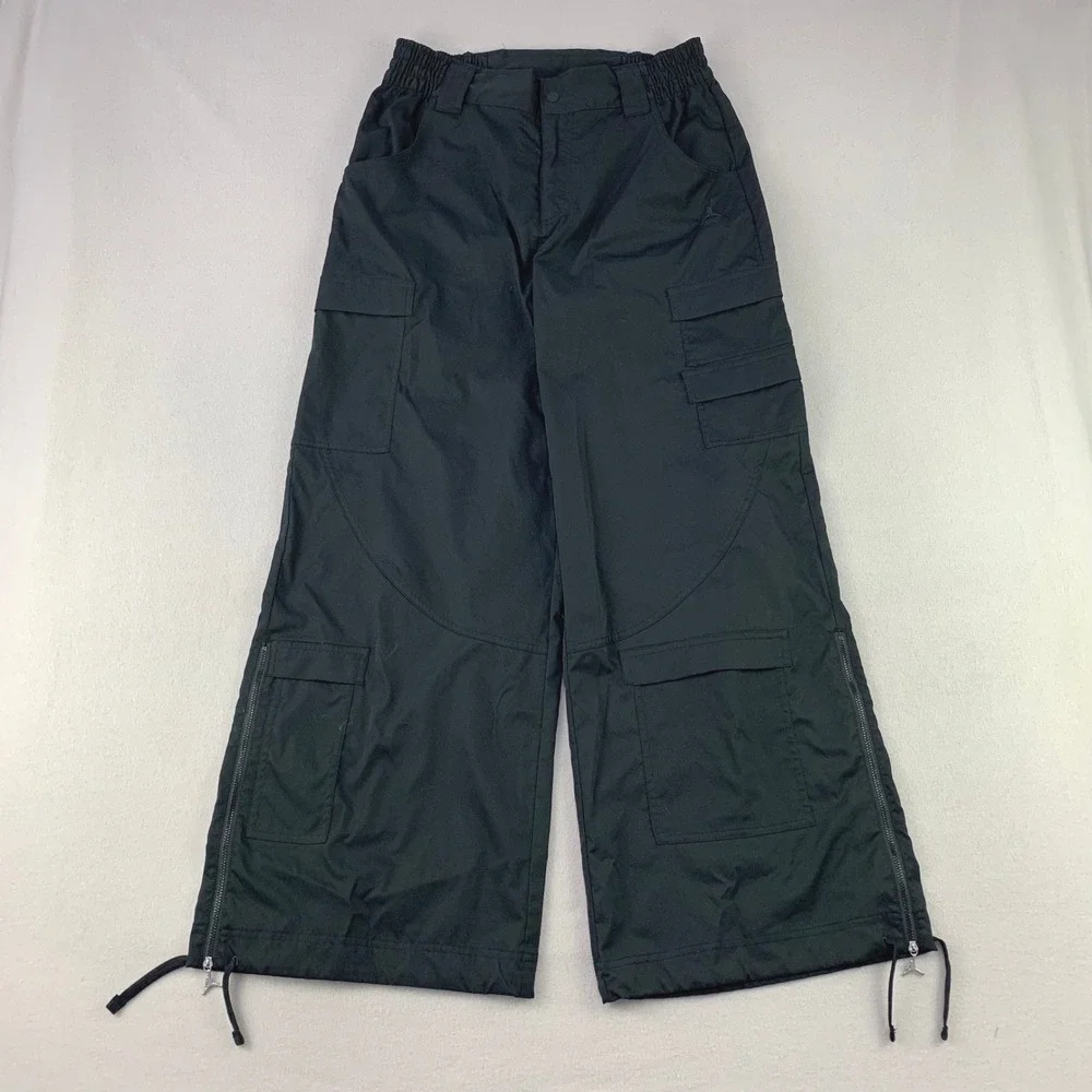 Jordan Heavyweight Chicago Pants Cargo Womens M Black Streetwear Loose Fit